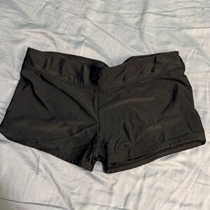Women's Black Swim Shorts